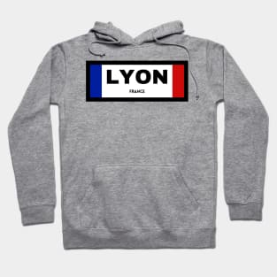 Lyon City in French Flag Hoodie